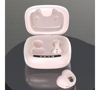 Ecouteurs Bluetooth Sans Fil Réduction De Bruit Conduction Osseuse Blanc Beige 2 YONIS