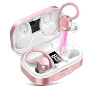 Ecouteurs Bluetooth sans Fil Sport, 120H Bluetooth 5.3 avec HiFi Stéréo, Écouteurs sans Fil Bruit 4 HD Mic CVC 8.0 Antibruit, Écran LED, Contrôle Tactile IP7 Étanche USB-C Casque Running iOS/Android