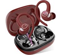 Ecouteurs Bluetooth sans Fil Sport, 2025 Headphones 5.4 HiFi St¿¿r¿¿o, Ecouteurs sans Fil avec ENC Mic, Ecouteur Pour Courir, IP7 ¿¿tanche ¿¿couteur, 40H, Oreillette Sans Fil, Casque ¿¿cran LED, Noir