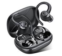 Ecouteurs Bluetooth sans Fil Sport, 2025 Headphones 5.4 HiFi Stéréo, Ecouteurs sans Fil avec ENC Mic, Ecouteur Pour Courir, IP7 Étanche Écouteur, 40H, Oreillette Sans Fil, Casque Écran LED, Noir