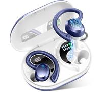 Ecouteurs Bluetooth Sans Fil Sport, 75Hrs Écouteurs Bluetooth 5.4 avec Stéréo HiFi 3D, 4 ENC Réduction de Bruit Mic Oreillette sans Fil USB-C Charge, Étanches IP7 Casque Running LED pour Android/iOS