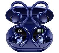 Ecouteurs Bluetooth Sans Fil Sport, 75Hrs Écouteurs Bluetooth 5.4 avec Stéréo HiFi 3D, 4 ENC Réduction de Bruit Mic Oreillette sans Fil USB-C Charge, Étanches IP7 Casque Running LED pour Android/iOS