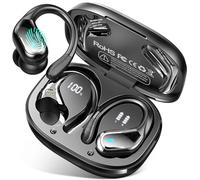 Ecouteurs Bluetooth Sans Fil Sport, 75Hrs Écouteurs Bluetooth 5.4 avec Stéréo HiFi 3D, 4 ENC Réduction de Bruit Mic Oreillette sans Fil USB-C Charge, Étanches IP7 Casque Running LED pour Android/iOS