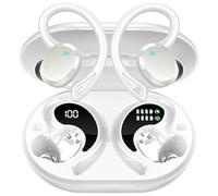 Ecouteurs Bluetooth sans Fil Sport, 75Hrs Écouteurs Bluetooth 5.4 avec Stéréo HiFi 3D, 4 ENC Réduction de Bruit Mic Oreillette sans Fil USB-C Charge, Étanches IP7 Casque Running LED pour Android/iOS
