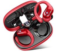 Ecouteurs Bluetooth Sans Fil Sport, 75Hrs Écouteurs Bluetooth 5.4 avec Stéréo HiFi 3D, 4 ENC Réduction de Bruit Mic Oreillette sans Fil USB-C Charge, Étanches IP7 Casque Running LED pour Android/iOS