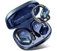 Ecouteurs Bluetooth sans Fil Sport, 75Hrs Écouteurs Bluetooth 5.4 avec Stéréo HiFi 3D, 4 ENC Réduction de Bruit Mic Oreillette sans Fil USB-C Charge, Étanches IP7 Casque Running LED pour Android/iOS