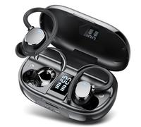 Ecouteurs Bluetooth sans Fil Sport, Headphones 5.3 HiFi Stéréo, 128H Ecouteur Pour Courir, IP7 Étanche Écouteur, Ecouteurs sans Fil avec ENC Mic, Oreillette Sans Fil, Casque Écran LED pour ios/Android