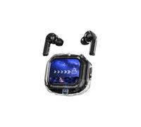 Ecouteurs Bluetooth sans fil SZSMART AIRMAX6 Lite (intra-auriculaire, microphone, écran tactile LCD, noir)