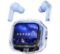 Écouteurs Bluetooth sans fil SZSMART AIRMAX6 Lite (intra-auriculaires, microphone, écran tactile LCD, bleu) Bleu G