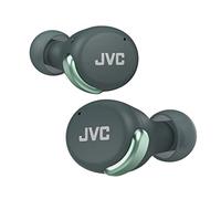 JVC Ecouteurs Bluetooth sans Fill Compacts, Réduction Active du Bruit, Petits, Léger, Design élégant, Etanche (IPX4), Autonomie 21H, HA-Z330T-G (Vert)