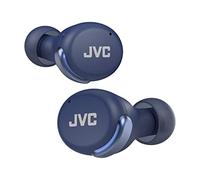 Ecouteurs Bluetooth sans Fill Compacts JVC, Réduction Active du Bruit, Petits, Léger, Design élégant, Etanche (IPX4), Autonomie 21H, HA-Z330T-A (Bleu)
