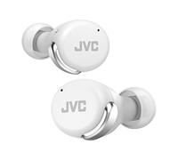 Ecouteurs Bluetooth sans Fill Compacts JVC, Réduction Active du Bruit, Petits, Léger, Design élégant, Etanche (IPX4), Autonomie 21H, HA-Z330T-W (Blanc)