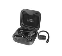 LinQ Écouteurs Bluetooth Sport Conduction Aérienne avec Boîtier de Charge Noir