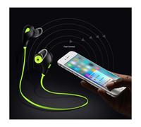 Ecouteurs Bluetooth Sport pour Smartphone Sans Fil Bouton Son Kit Main Libre INTRA-AURICULAIRE Universel (NOIR)