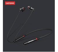 Écouteurs Bluetooth tour de cou Lenovo HE05X - Écouteurs sans fil pour le sport, la course et les jeux, résistants à la transpiration et à l'eau (IPX5), haute qualité sonore, autonomie ultra-longue Le