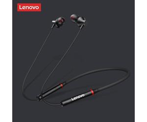 Écouteurs Bluetooth tour de cou Lenovo HE05X - Écouteurs sans fil pour le sport, la course et les jeux, résistants à la transpiration et à l'eau (IPX5), haute qualité sonore, autonomie ultra-longue Le
