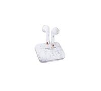 Ecouteurs bluetooth true wireless "air 1 plus", marbre blanc