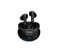 Blue Star Écouteurs TWS Bluetooth 6.0 avec Réduction de Bruit ANC et ENC Noir