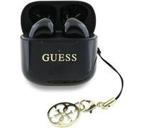 CG MOBILE Guess Charm TWS Écouteurs sans Fil avec Effet Brillant et Logo Classique Noir