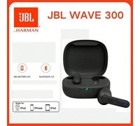Écouteurs Bluetooth véritablement sans fil intra-auriculaires JBL Wave 300 TWS dans leur étui de chargement, écouteurs sans fil avec microphone intégré, 26 heures de lecture Taille UniqueUnicolorePoly