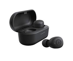 Écouteurs bluetooth Yamaha TW-E3B - Écouteurs intra-auriculaires sans fil en noir - 6 heures d'autonomie en une seule charge - Étanchéité IPX5 - Boîtier de charge inclus