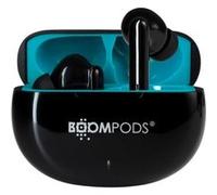 Écouteurs Boompods Tide Skim Sans Fil Bluetooth Résistant à l'Eau Étui de Chargement Magnétique Noir Noir G