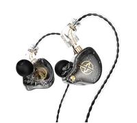 Écouteurs, Casque Intra-Auriculaires Filaires 3,5 mm avec Câbles Détachables et Microfono, Stéréo Professionnelles HiFi (Noir)