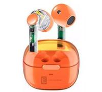 Écouteurs Cellularline FINE True Wireless Stereo TWS Appels Musique Bluetooth Orange, Transparent Orange G