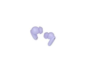 Ecouteurs CLAYRA sans-fil intra, coque transparente, indicateur de charge, ANC, BT V6.0, violet