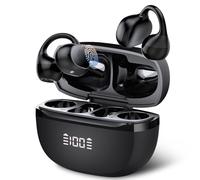 Écouteurs Clip Oreille Ouvert, Écouteurs Bluetooth sans Fil, Écouteur Sport ENC Antibruit Bluetooth 5.4, 48H Autonomie, Étanche à L'eau IPX7, Léger et Stable, Casque à Pince pour Deporte/Voyage/Études