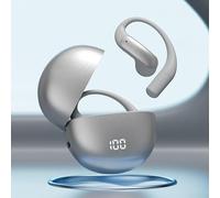 Écouteurs compatibles avec l'IA avec traduction vocale bidirectionnelle en temps réel pour les voyageurs nécessitant une prise en charge linguistique sur place n'importe où (traduction argentée)