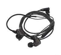 Écouteurs de jeu filaires avec micro 3,5 mm crochet intra-auriculaire | Microphone intégré, appels mains libres, ajustement sécurisé, stabilité de jeu intense, prêt pour karaoké