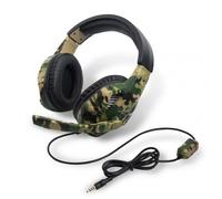 Écouteurs de jeu filaires avec micro Camouflage, pour PS4, PC, casque de jeu, prise 3.5mm, pour téléphone portable