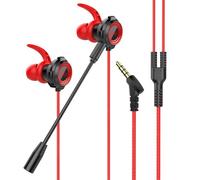 Écouteurs de jeu intra-auriculaires filaires avec Microphone, antibruit, universels, pour téléphones xiaomi/PC, livraison directe