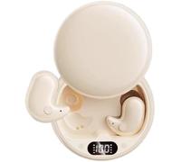 Écouteurs de Nuit Premium Ultra-Plats, Bluetooth Discret pour Sommeil Profond, Finition Douce Peau, boîtier élégant, expérience Audio apaisante Haut de Gamme pour soirées et Voyages (Hautfarbe)