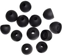 Écouteurs de Remplacement en Silicone 6 Paires (Ensemble de 12 Pièces). S/M/L,Noir