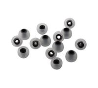 écouteurs de remplacement en silicone 7 paires (ensemble de 14 pièces). Petit, transparent/bleu