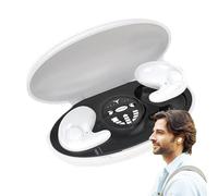 Écouteurs de sommeil avec microphone - Écouteurs intra-auriculaires invisibles | Étanche IPX5, commandes tactiles, idéales pour dormir, courir, faire de la gym, voyager et utiliser au quotidien.