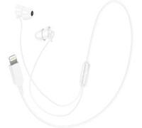 Écouteurs de Sommeil Filaires Lightning avec Microphone Blanc