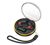 Écouteurs de Sommeil - AVIZAR - Ultra Plats - Anti Bruit - Sans Fil - Boîtier LED Noir