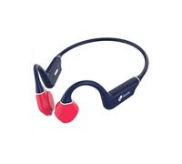 Leotec Écouteurs à conduction osseuse Kuri Bluetooth 5.4 – 12h, 180mAh, IPX5 Bleu/Rouge