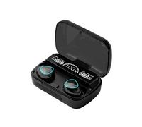 Écouteurs de sport sans fil 2 en 1 M10 TWS 5.1, écouteurs avec batterie externe Noir Noir