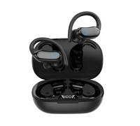 Écouteurs de sport sans fil avec crochets d'oreille IPX7 étanche Black