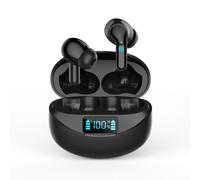 Écouteurs de sport sans fil Bluetooth 5.3 Le noir
