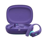 Écouteurs de sport sans fil JBL Endurance Peak4 à réduction de bruit intra-auriculaire BT, 48hrs d'autonomie, TwistLock Secure Fit, étanche à l’eau et à la poussière IP68, son JBL Pure Bass, noir/gris