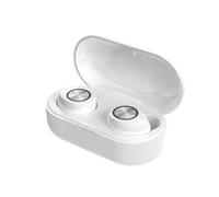 écouteurs de sport stéréo Bluetooth 5.0 avec boitier de charge de type C, blanc