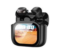 Écouteurs de traduction AI - Traducteur intelligent d'écran couleur, appareil d'écouteur intelligent sans fil, convertisseur de langue en temps réel, outil de communication de voyage compact, finition