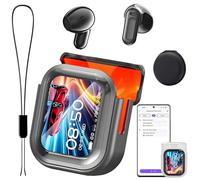 Écouteurs De Traduction Avec écran Couleur Et Réduction De Bruit, Écouteur Traducteur Temps Réel Ia 134 Langue, Contrôle Tactile, Étanches,Sans Fil,pour Les Voyages Et Les Et L'apprentissage (noir)