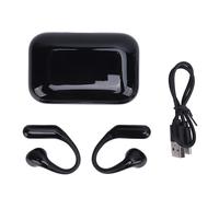 Écouteurs de Traduction Bluetooth prenant en Charge 144 Langues HiFi, écouteurs ergonomiques avec Suppression du Bruit, traducteur de Langue pour Les Voyages, l'apprentissage des (Noire)