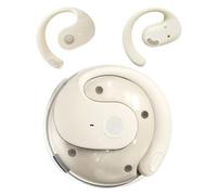 Écouteurs de traduction Bluetooth sans fil Hy-T26 Pro, traducteur de langue HY-T26 Pro, équipé d'une application AI, casque de traduction prend en charge 75 langues, BT 5.4, son stéréo HiFi (beige)